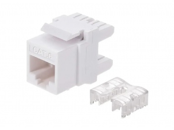 KEYSTONE JACK CAT.6 UTP RJ45-180°