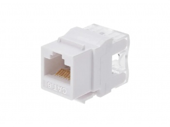 KEYSTONE JACK CAT.6 UTP RJ45-180°