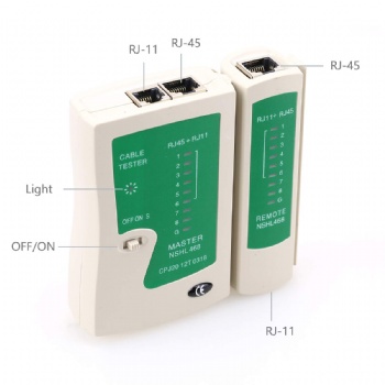 NSHL468 RJ45-RJ11 Multi-Functional Network LAN Cable Tester Test Tool Equipment