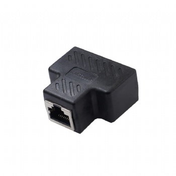 Adaptador divisor Ethernet RJ45 1 a 2 LAN