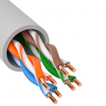 PATCH CORD CAT.5E UTP-3.0M-26AWG-CCA-568B-PVC-Gris-Φ5.2±0.2mm