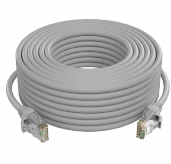 PATCH CORD CAT.6 UTP-1,5M-26AWG-CCA-568B-PVC-Gris-Φ6.0±0.2mm