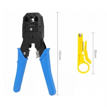 Cable Crimp Pliers, RJ11/RJ14/RJ25/RJ22/RJ45 Crimping Tool