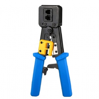 RJ45 Professional Crimp Tool Pass Through Cat5 Cat5e Cat6 Heavy Duty Crimping Tool