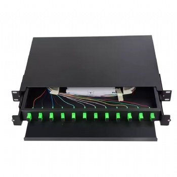 1U ODF PATCH PANEL 12HILOS-PIGTAIL SC APC