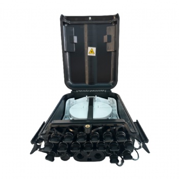 Fiber Optic Distribution box-16 cores-differential type+2 splicing trays+Huawei waterproof connector