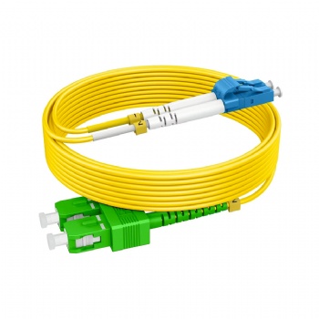 Patch Cord LC/UPC - SC/APC Duplex SM 3 mm 2 m