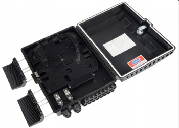 FIBER OPTIC DISTRIBUTIONBOX-16 CORE-DIFFERENTIAL TYPE+WATERPROOF CONNECTOR*2+SOLITTER 1x16 PLC CASSETTE SC/APC*1
