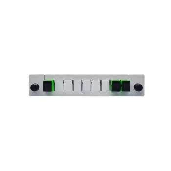 1X2 CASSETTE TYPE SC APC FIBER OPTICAL PLC SPLITTER