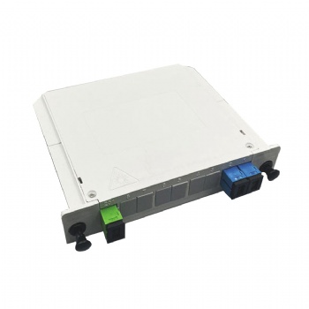 1X2 CASSETTE TYPE SC UPC FIBER OPTICAL PLC SPLITTER