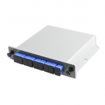 1X8 CASSETTE TYPE SC UPC FIBER OPTICAL PLC SPLITTER