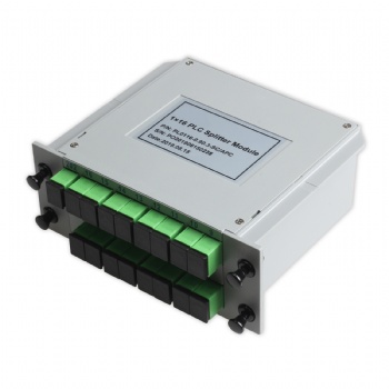 1X16 CASSETTE TYPE SC APC FIBER OPTICAL PLC SPLITTER
