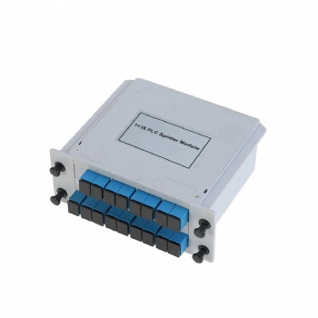 1X16 CASSETTE TYPE SC UPC FIBER OPTICAL PLC SPLITTER