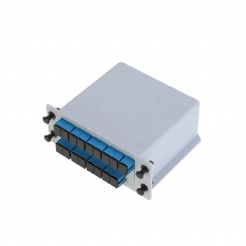 1X16 CASSETTE TYPE SC UPC FIBER OPTICAL PLC SPLITTER