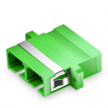 Fiber SC/APC Adapter Duplex with Flange be Loaded with Terminal Box