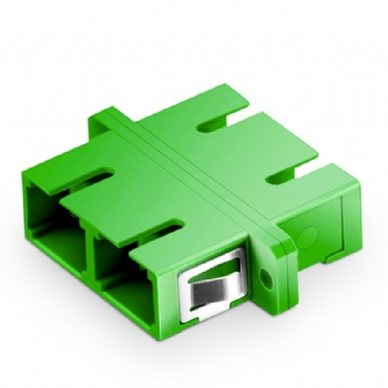 Fiber SC/APC Adapter Duplex with Flange be Loaded with Terminal Box
