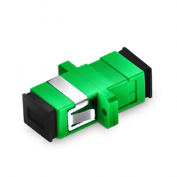 Fiber SC/APC Adapter  Simplex with Flange be Loaded with Terminal Box