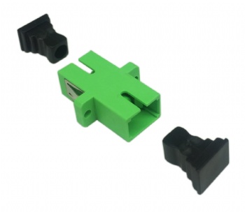 Fiber SC/APC Adapter  Simplex with Flange be Loaded with Terminal Box