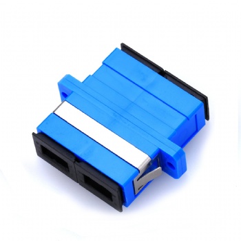 Fiber SC/UPC Adapter Duplex with Flange be Loaded with Terminal Box