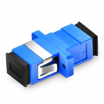 Fiber SC/UPC Adapter Simplex with Flange be Loaded with Terminal Box