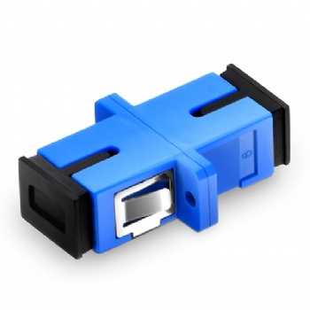 Fiber SC/UPC Adapter Simplex with Flange be Loaded with Terminal Box