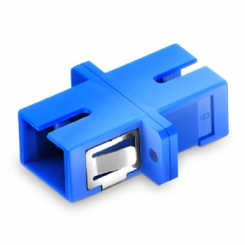 Fiber SC/UPC Adapter Simplex with Flange be Loaded with Terminal Box