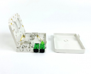 FO Terminal Rosette with 02 SC/APC Facers