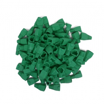 Colorful RJ45 Cat5e Cat6 Ethernet Network PluG Sheath RJ45 Plug Cover Boot（Gree）