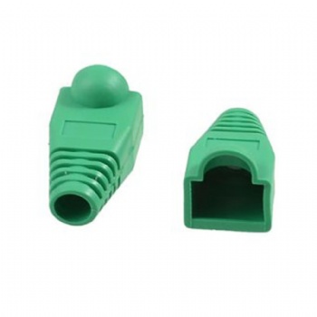 Colorful RJ45 Cat5e Cat6 Ethernet Network PluG Sheath RJ45 Plug Cover Boot（Gree）