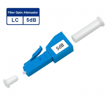 LC/UPC Singlemode 5 dB Optical Attenuator