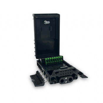FIBER OPTIC DISTRIBUTION BOX-16 CORE-DIFFERENTIAL TYPE+ADAPTER SC/APC*16+(PLC MICRO 1*8-SC/APC*1)