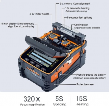 Signal Fire AI-9 Optical Fiber Fusion Splicer