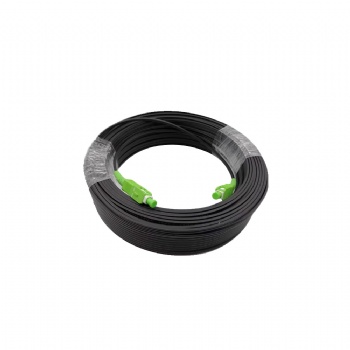 FTTH Fiber Patch Cord 1 Core SC/APC to SC/APC, 30M/40M/60M/80M/100/12M/150M, Black, 2×5mm